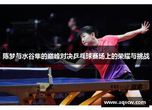 陈梦与水谷隼的巅峰对决乒乓球赛场上的荣耀与挑战
